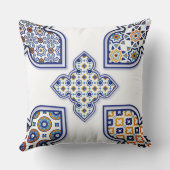 ゼリージモロッコモザイク装飾用クッション伝統的- クッション (裏面)