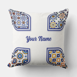 ゼリージモロッコモザイク装飾用クッション伝統的- クッション