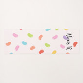 ゼリーパーソナライズされたビーンズヨガマット ヨガマット (裏面(横))