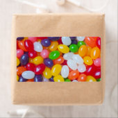 ゼリービーンズの背景 – イースターゼリー豆 ラベル (インサイチュ)