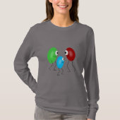 ゼリービーンズ女子長袖Tシャツ Tシャツ (正面)