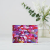 ゼリービーンピンク 名刺 (スタンド正面)