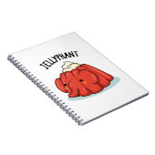 ゼリーファント 面白い ゼリー象 ぷん ノートブック (右側)