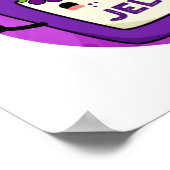 ゼリー状おもしろいゼリー麺 ポスター (角)