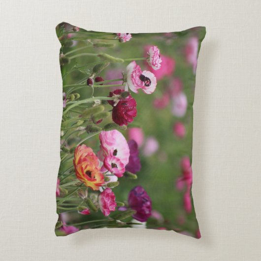 ゼリー状の豆色のランヌカルス アクセントクッション (裏面(縦))