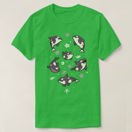 ゼリー状の豆 Tシャツ (デザイン正面)
