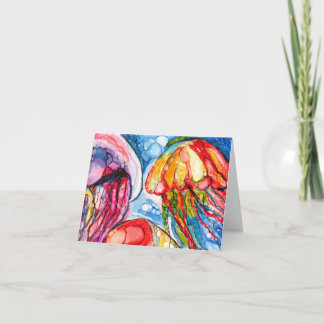 ゼリー空白のフィッシュグリーティングカード カード