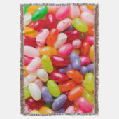ゼリー菓子のパターン スローブランケット (正面縦)