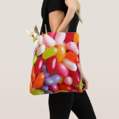 ゼリー菓子のパターン トートバッグ (クローズアップ)