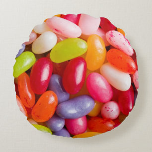 ゼリー菓子のパターン ラウンドクッション