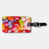 ゼリー菓子のパターン ラゲッジタグ (正面横)