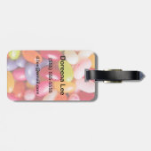 ゼリー菓子のパターン ラゲッジタグ (裏面横)