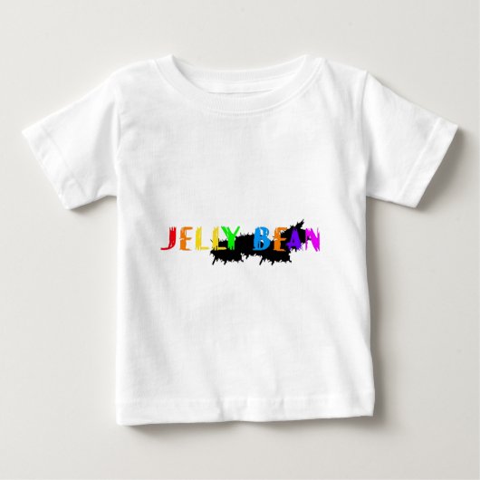 ゼリー菓子のロゴ ベビーTシャツ (正面)