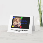 ゼリー菓子の天国の挨拶状 カード (裏面)