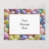 ゼリー菓子の招待状のテンプレート ポストカード (正面)