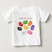 ゼリー菓子の祈りの言葉の乳児のTシャツ ベビーTシャツ (正面)