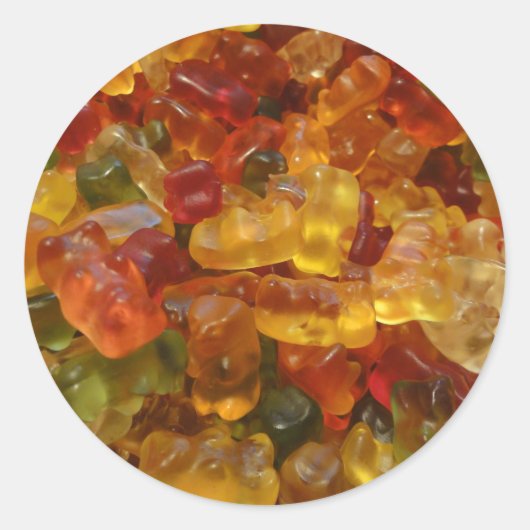 ゼリー菓子 ラウンドシール (正面)