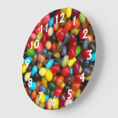 ゼリー菓子 ラージ壁時計 (傾斜)