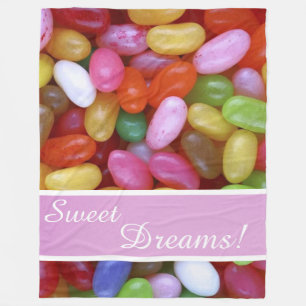 ゼリー菓子(甘美な夢)のフリースブランケット フリースブランケット