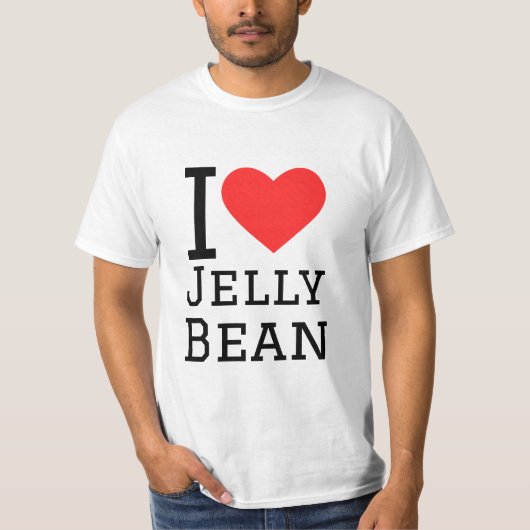 ゼリー豆が大好き Tシャツ (正面)