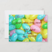 ゼリー豆のお菓子 招待状 (裏面)