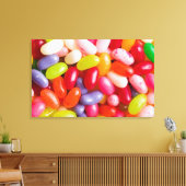 ゼリー豆のパターン キャンバスプリント (インサイチュ (リビング))