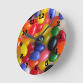ゼリー豆の壁時計 ラウンド壁時計 (傾斜)