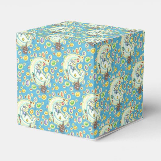 ゼリー豆の夢、イースターバニーの好意ボックス フェイバーボックス (裏面サイド)