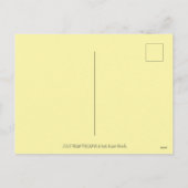 ゼリー豆の夢、眠い復活祭バニー月に シーズンポストカード (裏面)