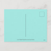 ゼリー豆の夢、眠い復活祭バニー月に シーズンポストカード (裏面)