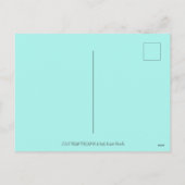 ゼリー豆の夢、眠い復活祭バニー月に シーズンポストカード (裏面)