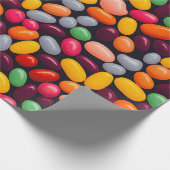 ゼリー豆の風味と色の組み合わせ ラッピングペーパー (角)