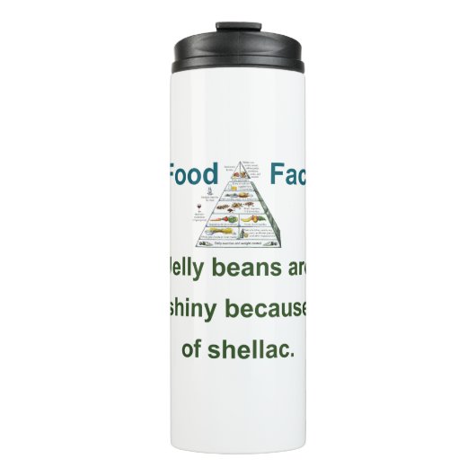 ゼリー豆はシェラックのために光沢がある – 食べ物F タンブラー (正面)