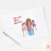 ゼリー豆ガールズシール スクエアシール (封筒)