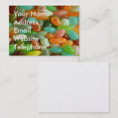 ゼリー豆グリーン 名刺 (正面/裏面)