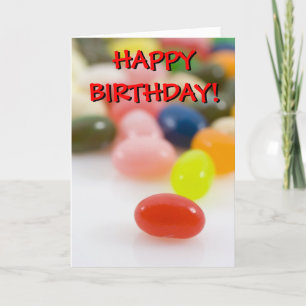 ゼリー豆マクロ誕生日カード カード