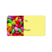 ゼリー豆 ラベル (正面)