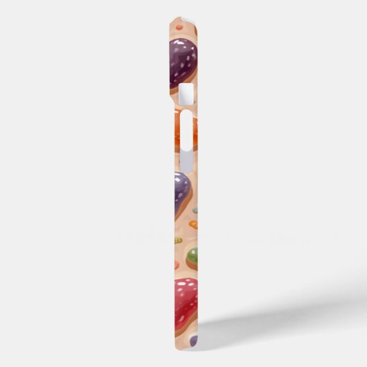 ゼリー豆iPhoneケース Case-Mate iPhoneケース (裏面 / 左)