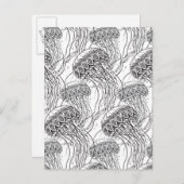 ゼリー魚ドードル ポストカード (正面/裏面)