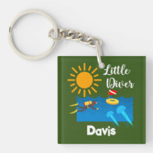 ゼリー魚付きリトルダイバー – アクリルキーチェーン