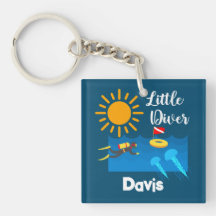 ゼリー魚付きリトルダイバー – アクリルキーチェーン