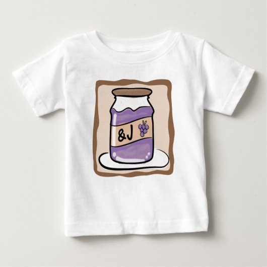 ...ゼリー（双子のTシャツ） ベビーTシャツ (正面)