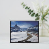 ゼルマットのゴーナーグラット鉄道とマッターホルン ポストカード (スタンド正面)