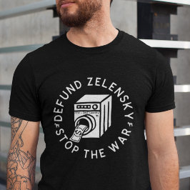 ゼレンスキーおもしろいマネーロンダリング・ウクライナ Tシャツ