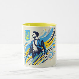 ゼレンスキーのウクライナ再建 マグカップ