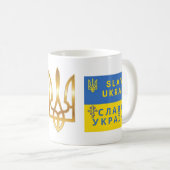 ゼレンスキーサイン入りマグカップ コーヒーマグカップ (正面右)