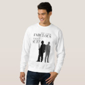 ゼレンスキーフード付きスウェットシャツ「そのスーツで素敵に見える」 スウェットシャツ (正面フル)