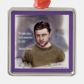 ゼレンスキーヴォロディミールメタルオーナメント メタルオーナメント (正面)