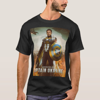 ゼレンスキー船長ウクライナヒーローサポートウクライナウクラ Tシャツ