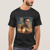 ゼレンスキー ウクライナ大統領 Tシャツ (正面)